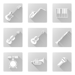 Musical instrument icons