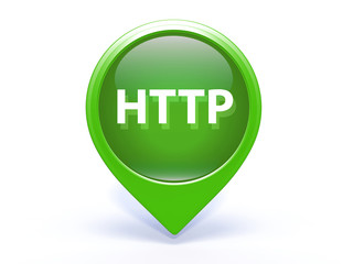 http pointer icon on white background