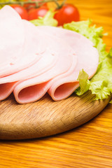 Ham slices