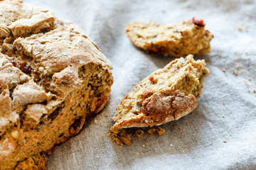 homemade wholegrain bread