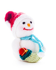 Knitted snowman