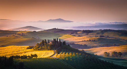 Tuscany panorama - obrazy, fototapety, plakaty