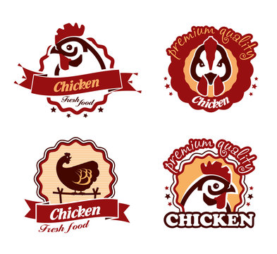 Chicken. Vector format