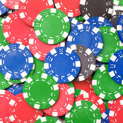 Chaos abstract color photo closeup