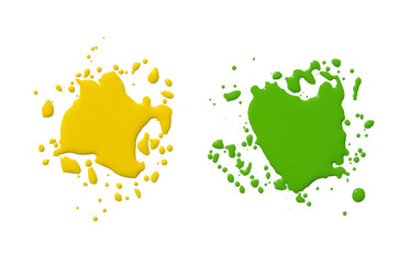 colored paint