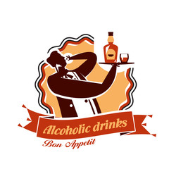 Alcohol. Vector format