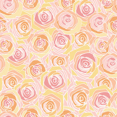 Simple pink rose pattern