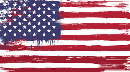 USA grunge flag - 71998836
