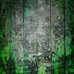 green grunge background textured on concrete wall