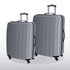 Gray Suitcases