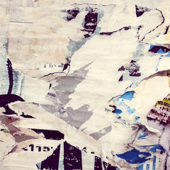 Fototapeta premium Old posters grunge textures