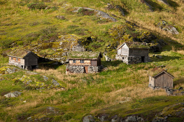 Fototapeta na wymiar Norway - farm house