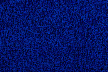 Fototapeta premium Background of blue terry towels.