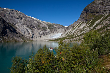 Naklejka na ściany i meble Norway - glacier
