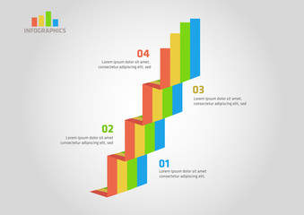 Modern abstract infographics