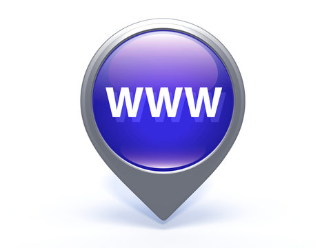 www pointer icon on white background