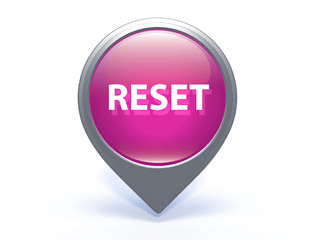 reset pointer icon on white background