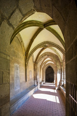 cloister of monastery, Hronsky Benadik, Slovakia