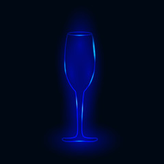 glass of champagne