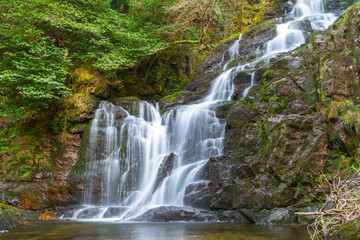 Fototapeta na wymiar Torc waterfall in Killarney National Park, Ireland