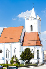 Fototapeta na wymiar church of Saint Nicholas and Saint Wenceslas, Pouzdrany, Czech R