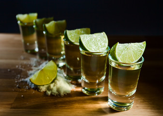 tequila , lime and salt