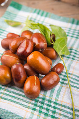 jujube . Jujube on the kitchen table