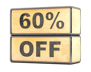 60% sale discount