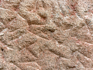 Old structured wall, painted in orange