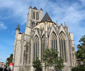 Fototapeta na wymiar Saint Nicholas' Church, Ghent, Belgium