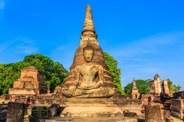Sukhothai historical park around 800 years in Thailand
