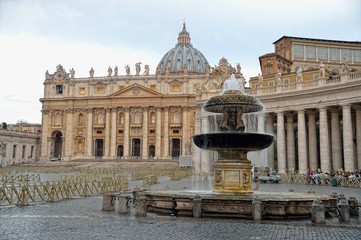 Obraz premium Piazza San Pietro a Roma