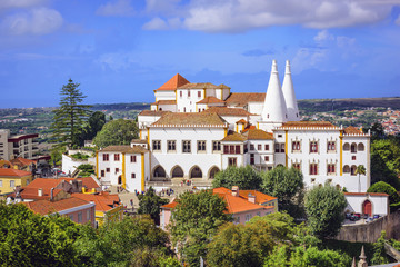 Fototapeta na wymiar Sintra National Palace in Sintra, Portugal