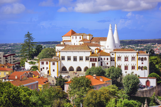 Sintra National Palace In Sintra, Portugal