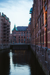 Naklejka premium Hamburg Speicherstadt