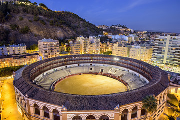 Obraz premium Malaga, Spain Cityscape