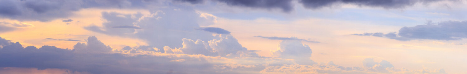 blue sky and clean cloud