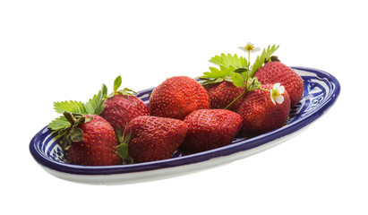 Ripe strawberry