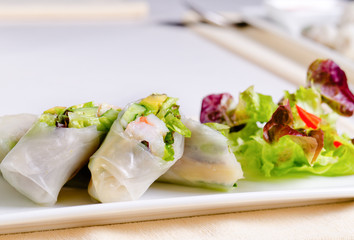 Tasty Asian Fresh Spring Rolls Recipe