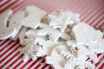 white handmade christmas decoration