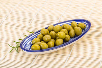 Green olives