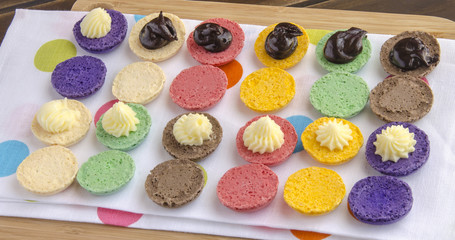 Traditional Parisian macarons