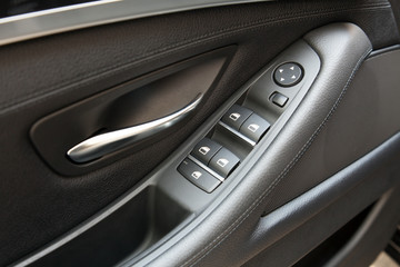 Window raiser control in a modern car