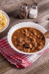 Goulash soup.