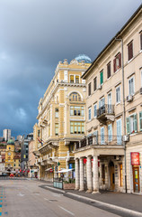 Fototapeta na wymiar Buildings in Rijeka - Croatia