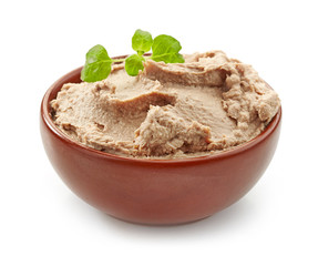 bowl of liver pate
