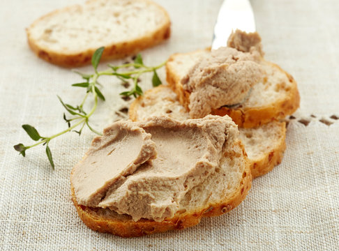 Sandwich With Liver Pate