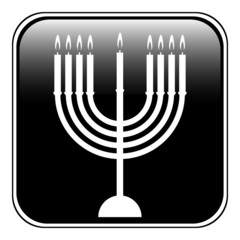 Chanukah symbol button