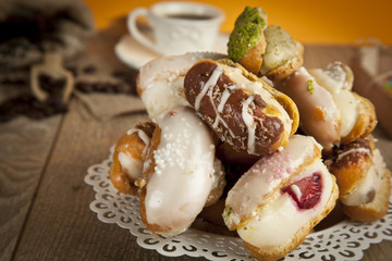 German Dessert fruit Cream Cake