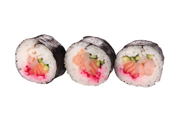 portion sushi close-up